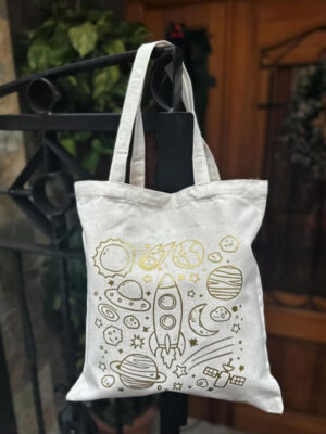 Tote bag dorado