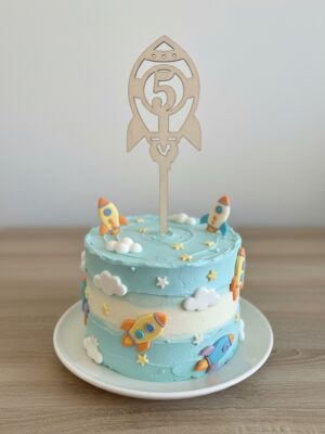 Topper Tarta Cohete