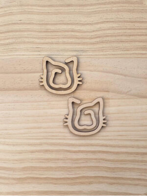 Marcapáginas cabeza gato