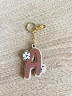 Llavero personalizado madera